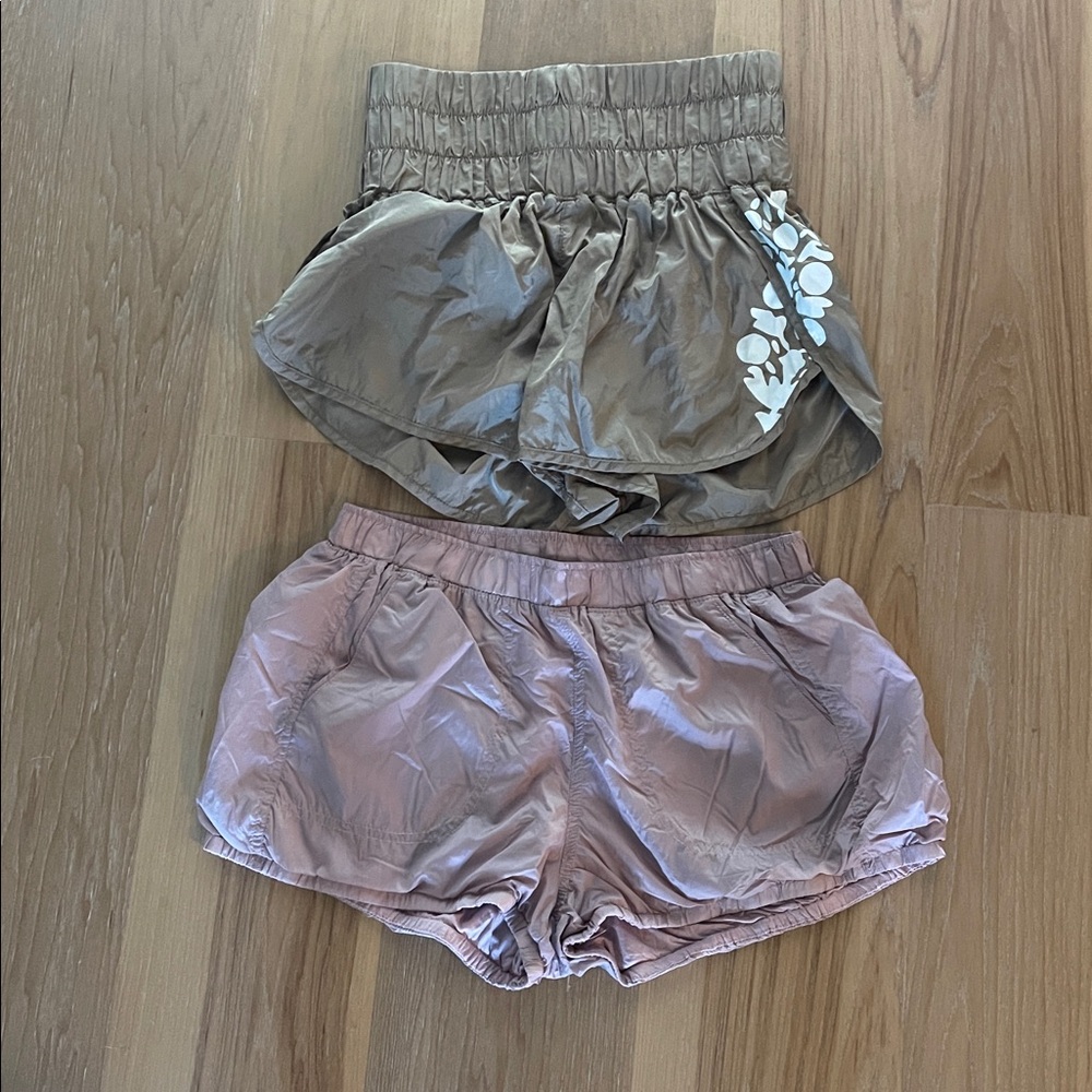Free People Movement Shorts x2